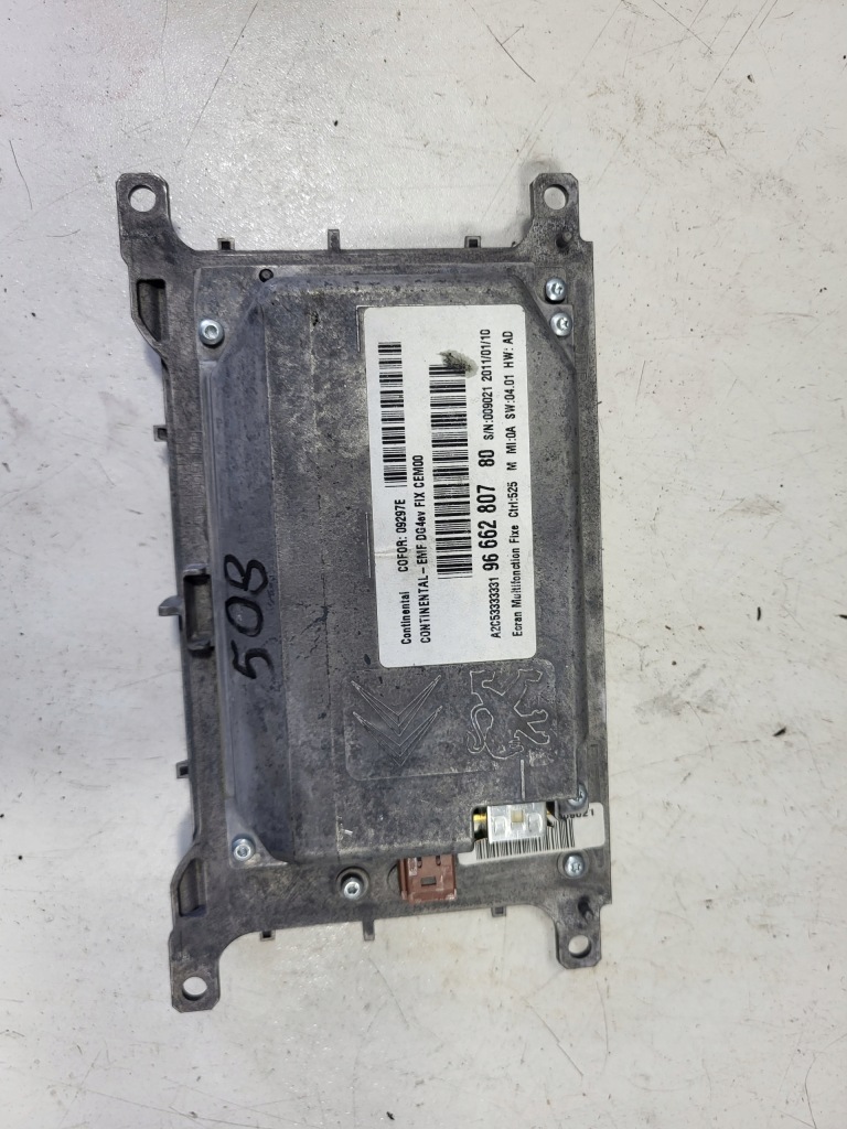 фото №5, Peugeot 508 i дисплей навігації europa 9666280780 справний