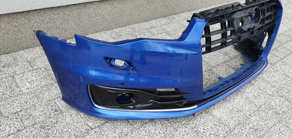 фото №6, Audi a6 c7 lift 2014- бампер перед оригинал c318