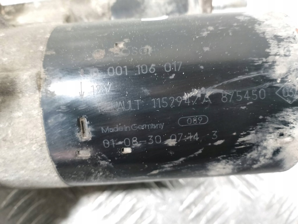 Стартер renault laguna 2 1152947a 875450 0001106017 1.8 16v с Разборки