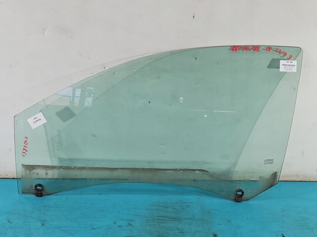 фото №1, Стекло дверь перед левая renault clio iii 06r 3d 3-дверь