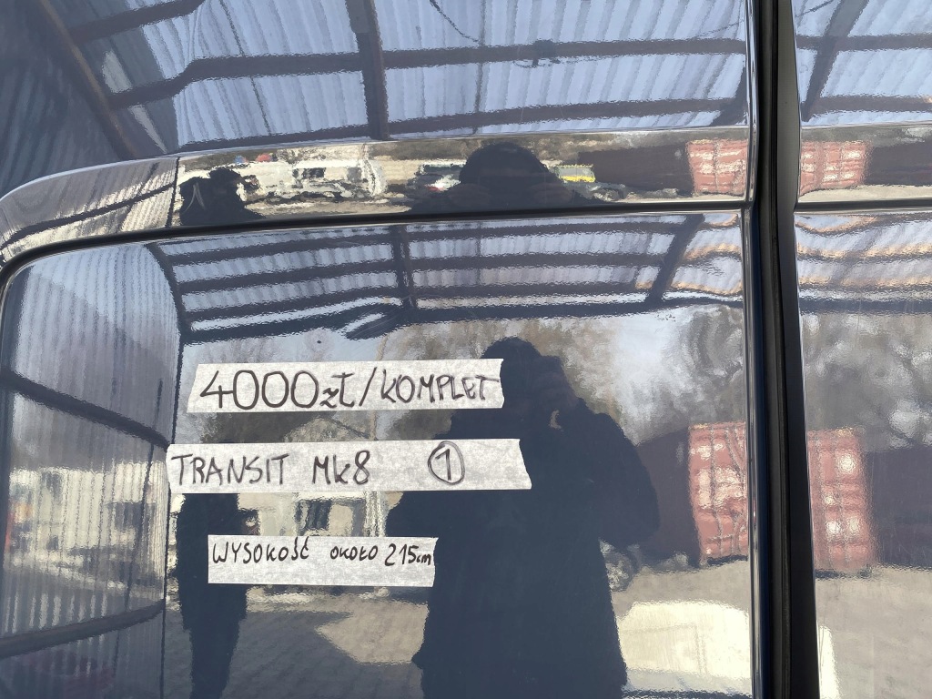 Ford transit mk8 14- дверь задние max высокий h3 ok.215cm серые к установка в Украине