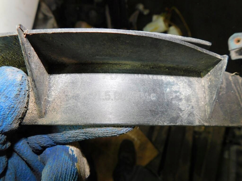 Porsche cayenne i 03-10 напрямна бампера правий задня Зі Шроту