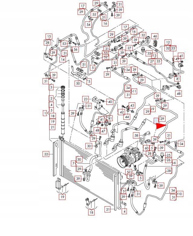 фото №6, Шланг кондиционера audi q7 07-