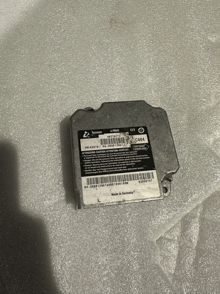 фото №1, Модуль датчик подушка безпеки подушок 5wk42819