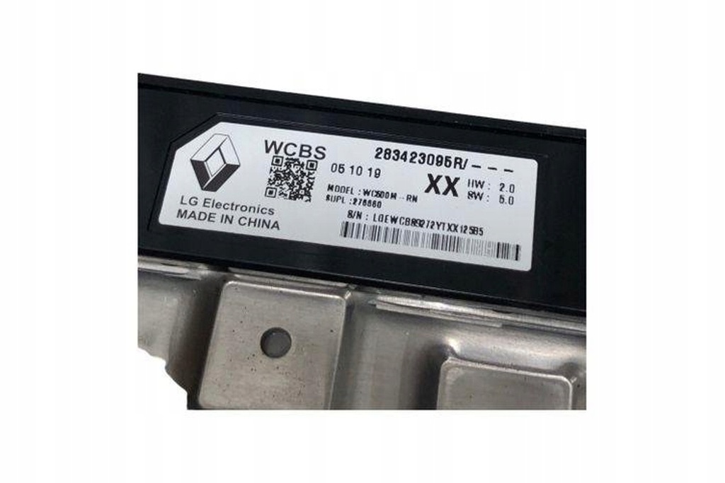 фото №1, Зарядное устройство индукционная renault zoe bfm_ 283423095r electric 2020