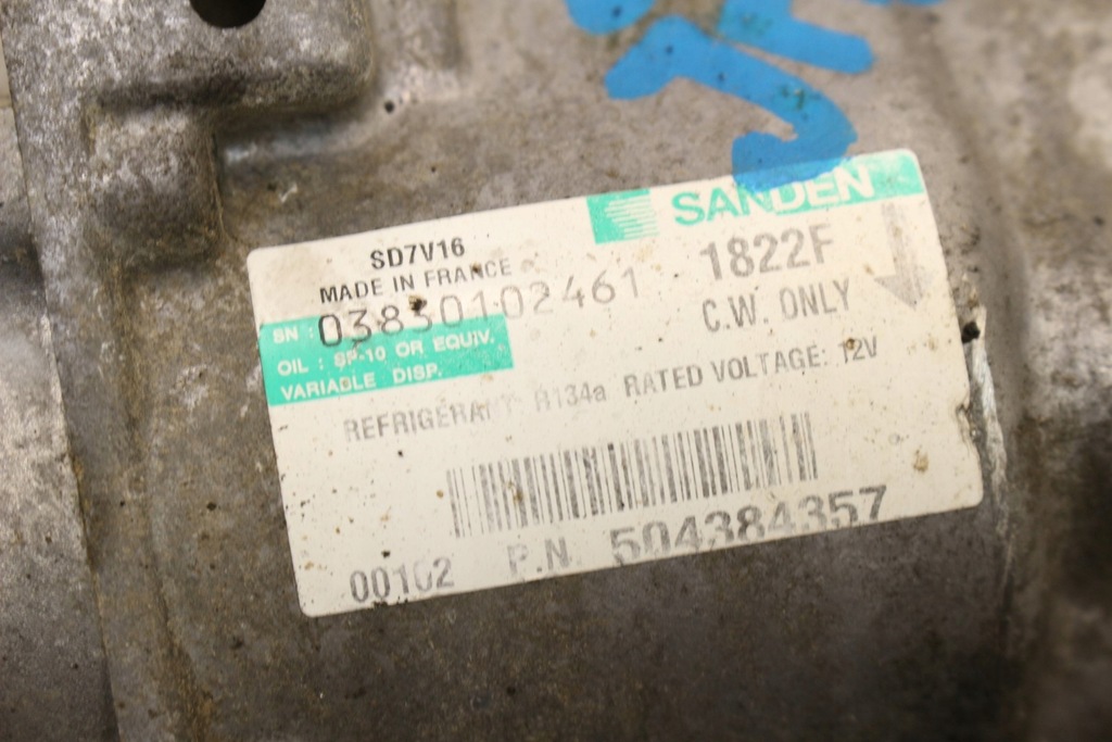 фото №8, Компрессор кондиционера 504384357 fiat ducato iii 2.3 jtd