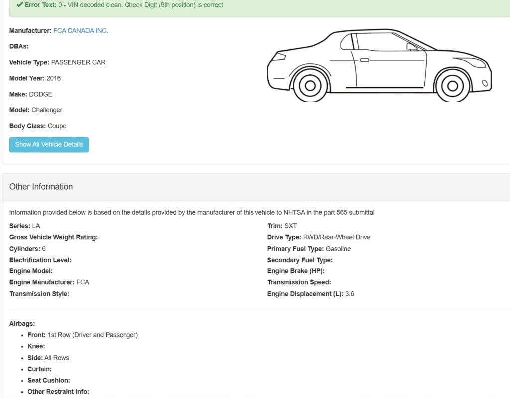 фото №5, Dodge challenger 15- стеля 5la24dx9ae