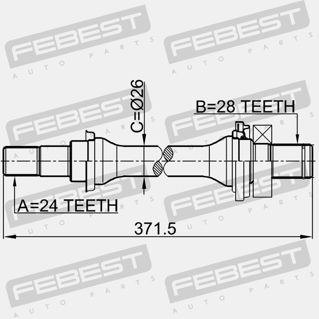 фото №3, Привідний вал права kia shuma ii sephia, ii mentor ii spectra