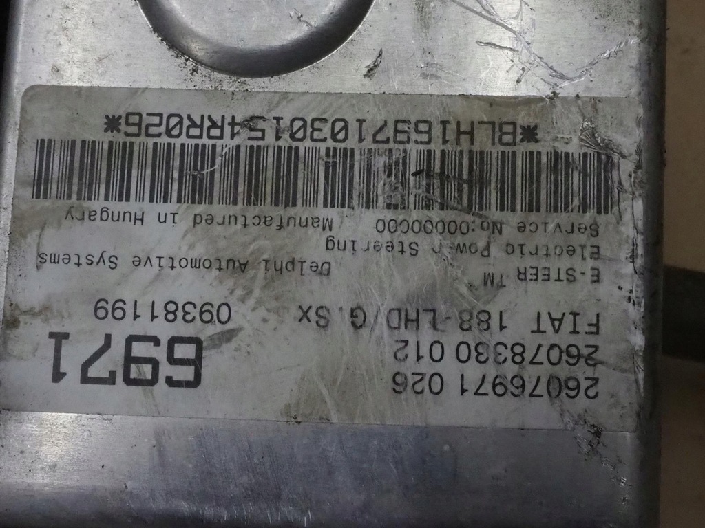 фото №11, Fiat punto ii колонка підсилювач електричний 26087456