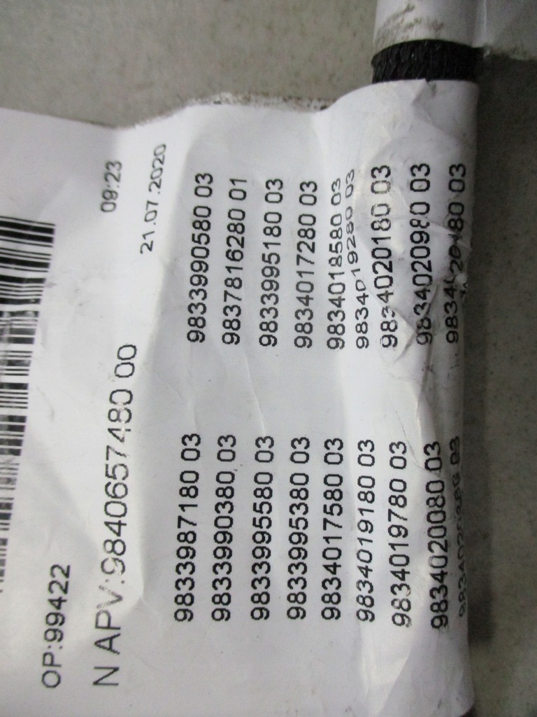 фото №13, Peugeot 208 19-24 джгут електропроводка салону 9812661980