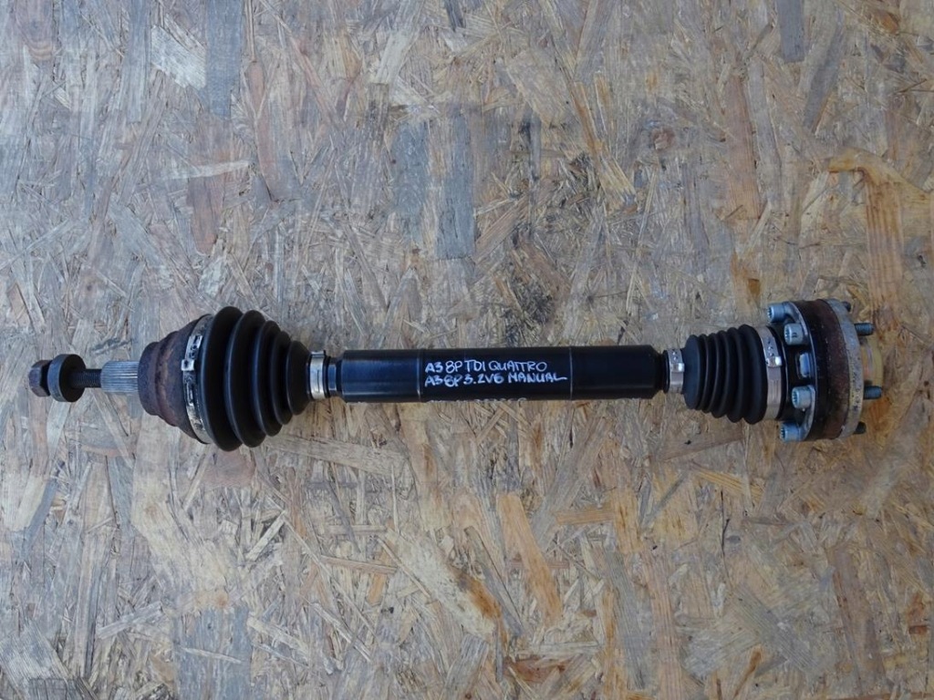 Купити Audi a3 8p 2.0 tdi golf v r32 3.2 v6 привідний вал перед передня права 1k0407272cr