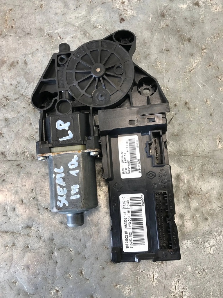 фото №1, Моторчик стекло левый перед renault scenic iii 807310021r