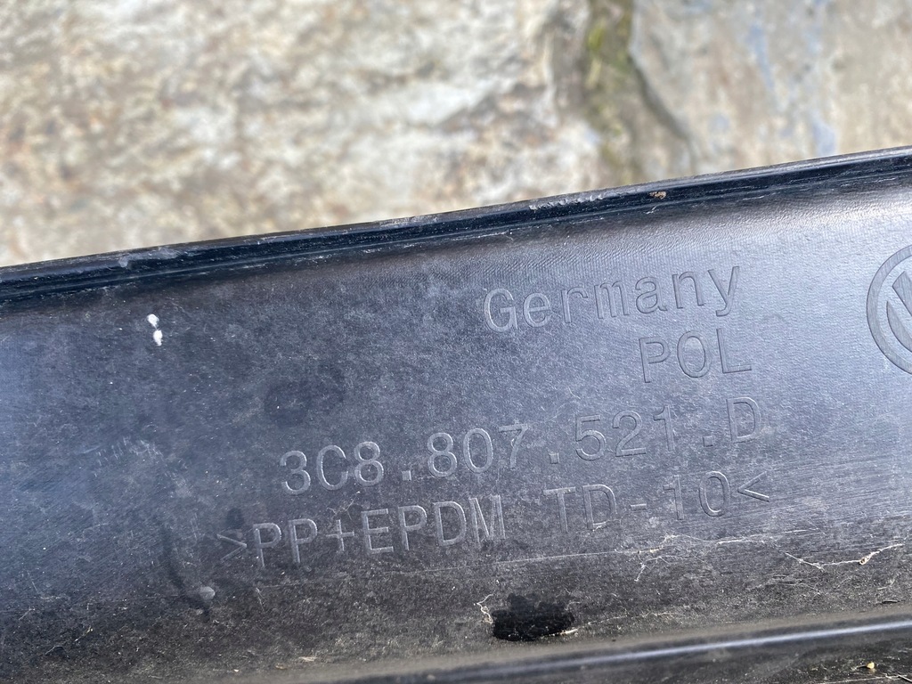 фото №10, Vw passat cc lift 3c8 спойлер накладка бампера задня 3c8807521d оригінал