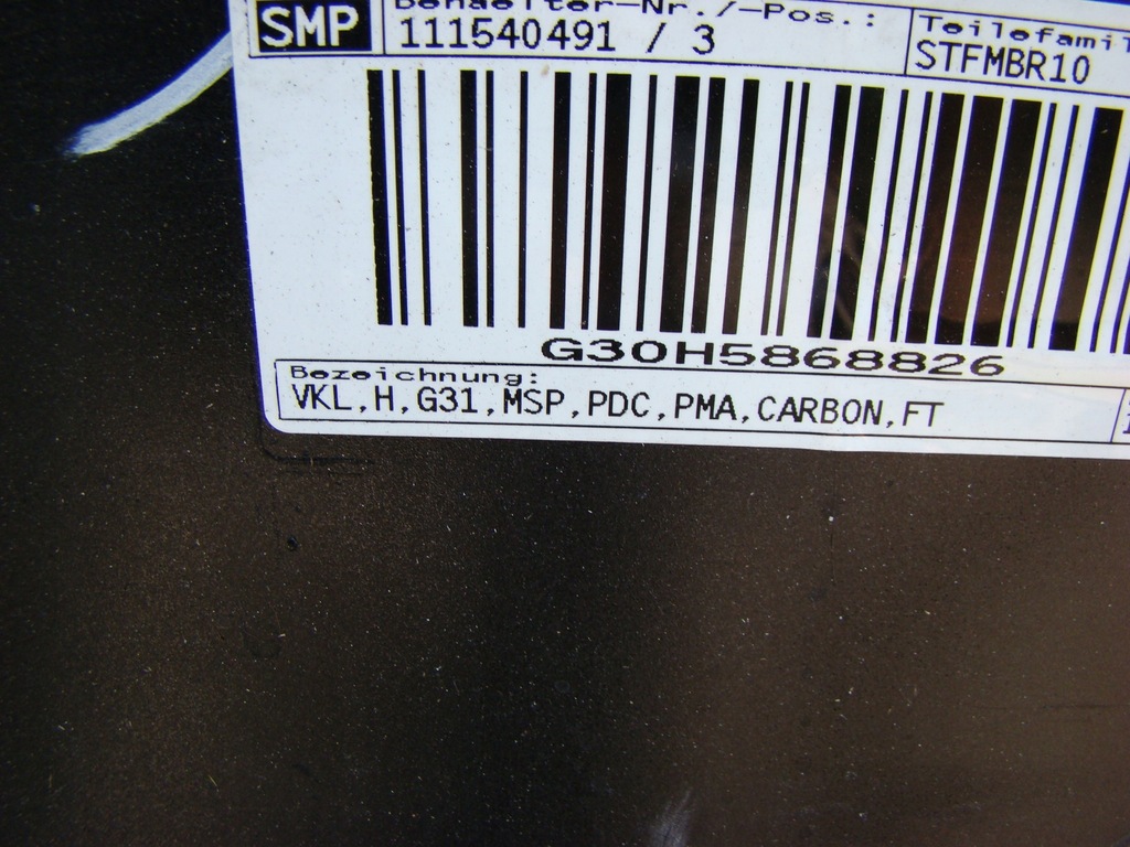 фото №12, Bmw 5 g31 бампер m-пакет задняя задний