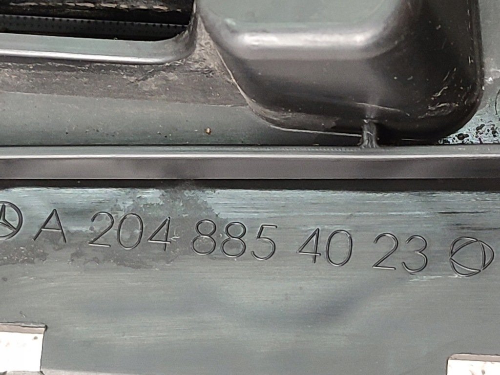 фото №8, Решётка бампера левая перед противотуманная фара хром led drl mercedes glk x204 оригинал