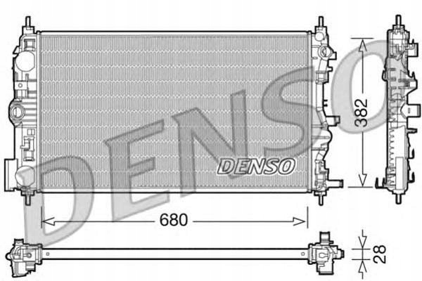 фото №1, Denso радиатор wody chevrolet cruze хэтчбек 2.0
