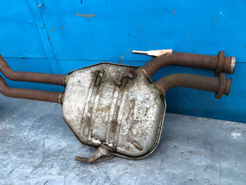 фото №11, Mercedes w140 5,0 v8 m119 гаситель выхлоп 1404910801 1404910701