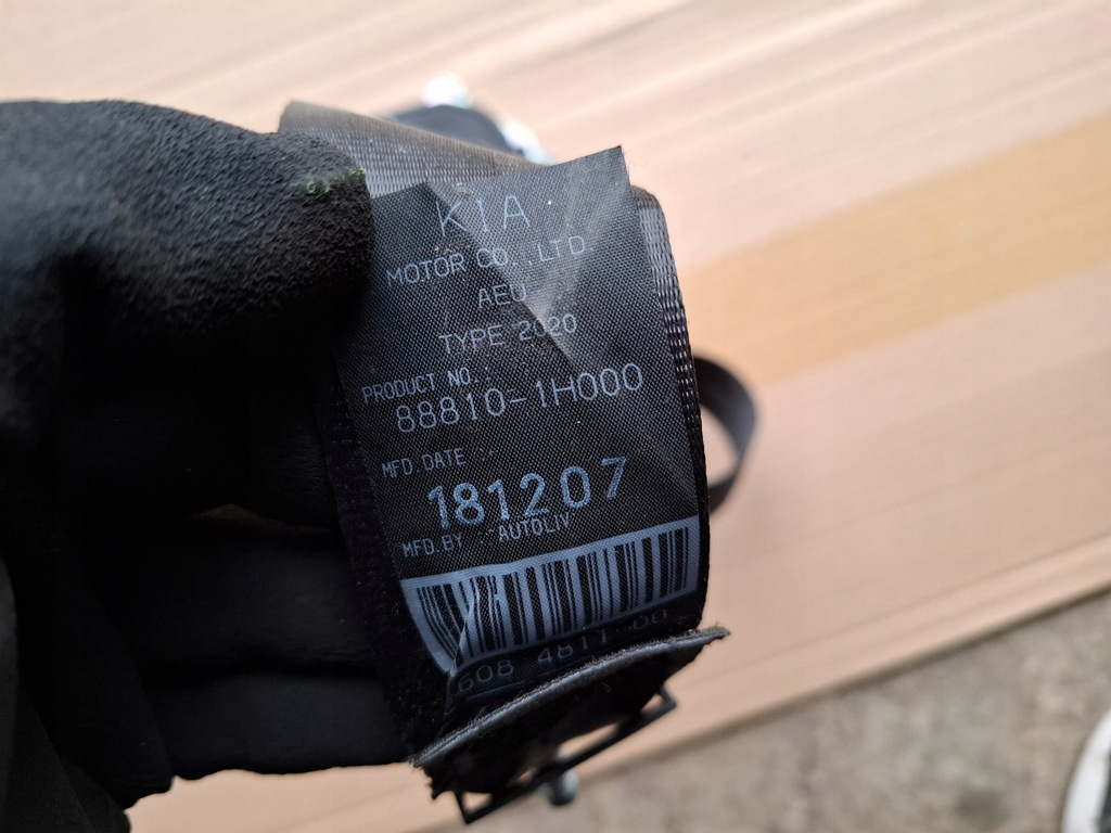 фото №7, Pas безопасности натяжитель левый перед kia ceed i 5d 2006-2012 88810-1h000
