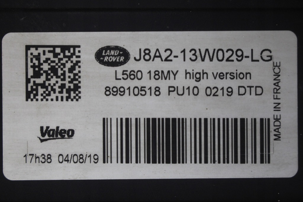 фото №13, Лампа права перед land rover range rover full led j8a2-13w029-lg