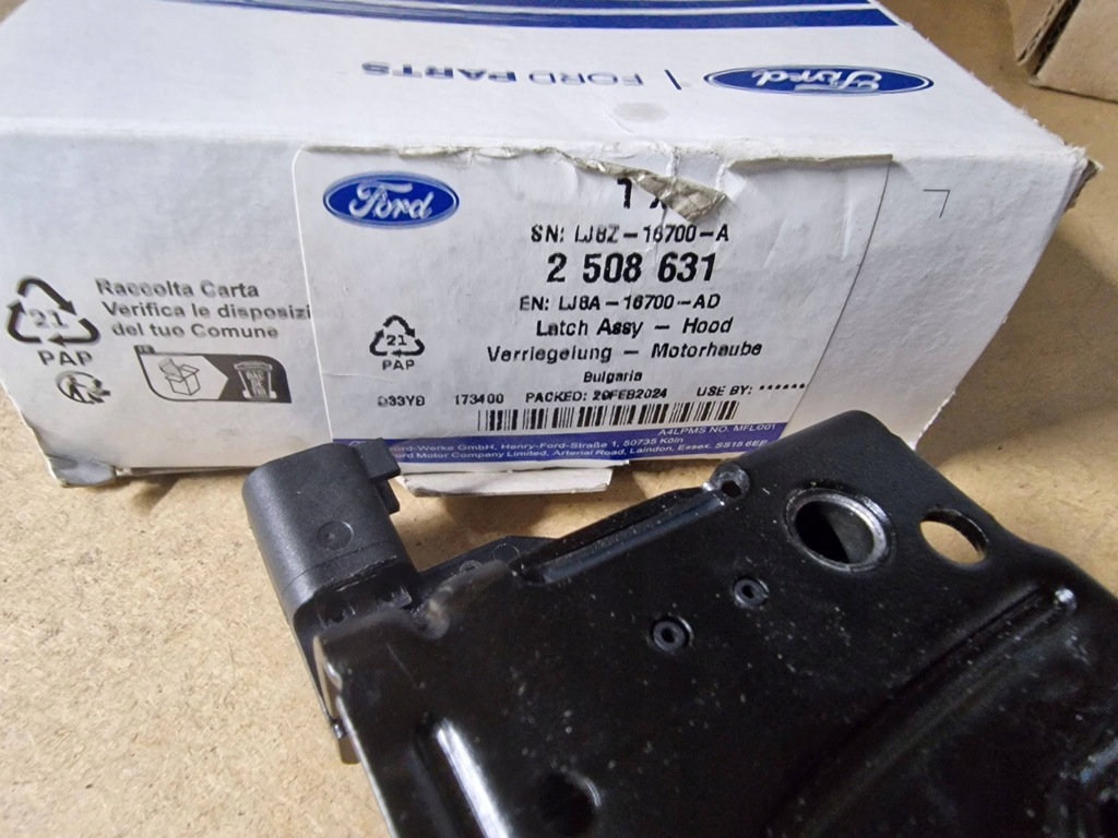 фото №8, Ford mach-e замок крышки передней капот lj8a-16700-ad