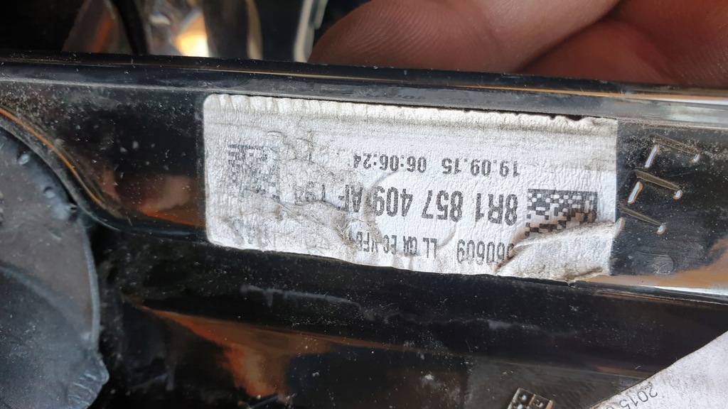 фото №6, Le зеркало наружное audi q5 8r1857409af 11pinów