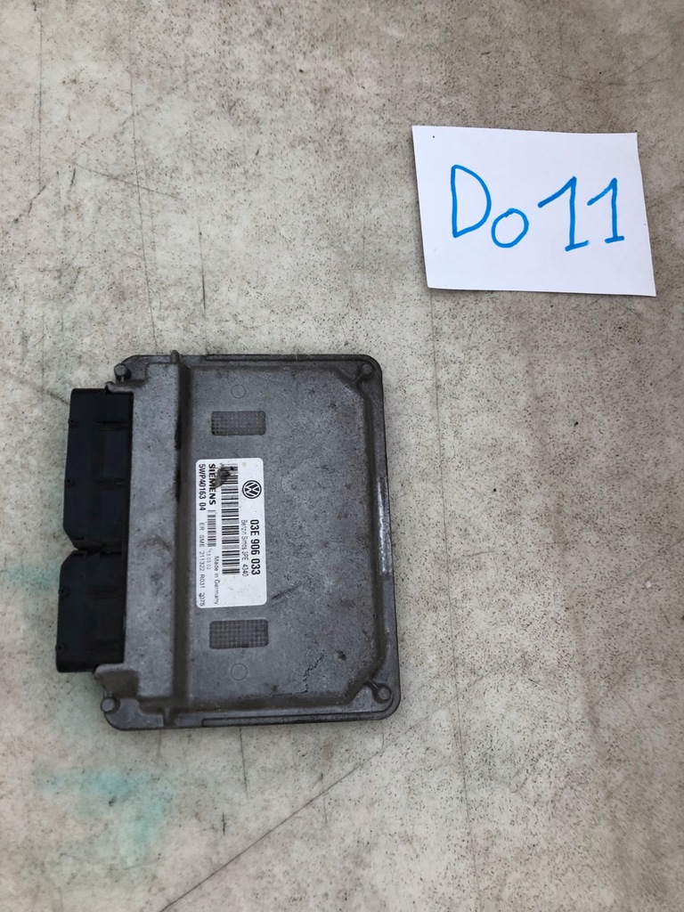 фото №1, Бортовой компьютер блок управления двигателя seat оригинальный номер 03e906033p