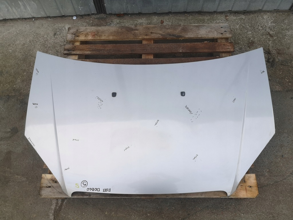 фото №7, Капот крышка двигателя fiat doblo i lift 05-10 лак 647