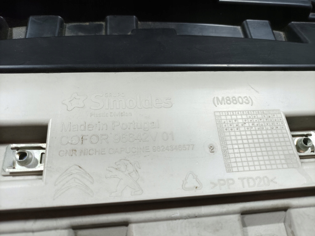 фото №11, Toyota proace city 19- козырёк полка потолочный передняя 9824346577