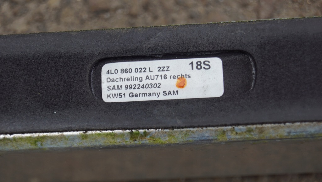 фото №15, Рейлинги кровельные audi q7 4l 4l0860021l 4l0860022l