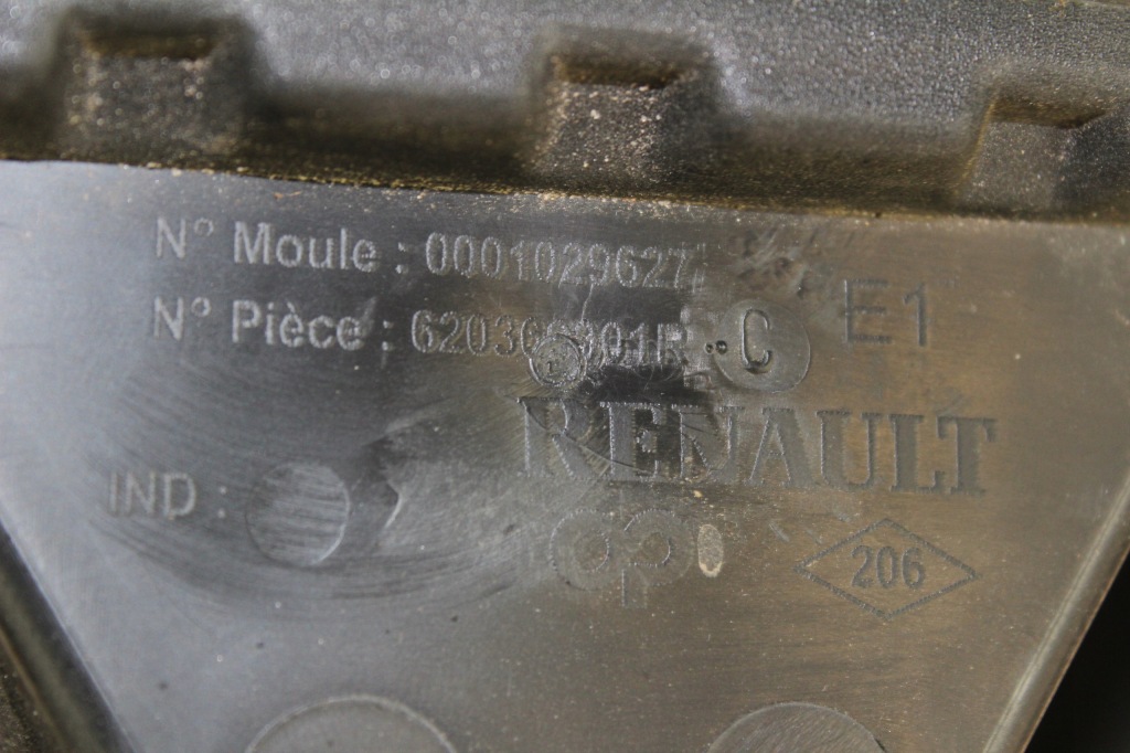 фото №4, Усилитель решётка радиатора бампер renault megane 3 lift