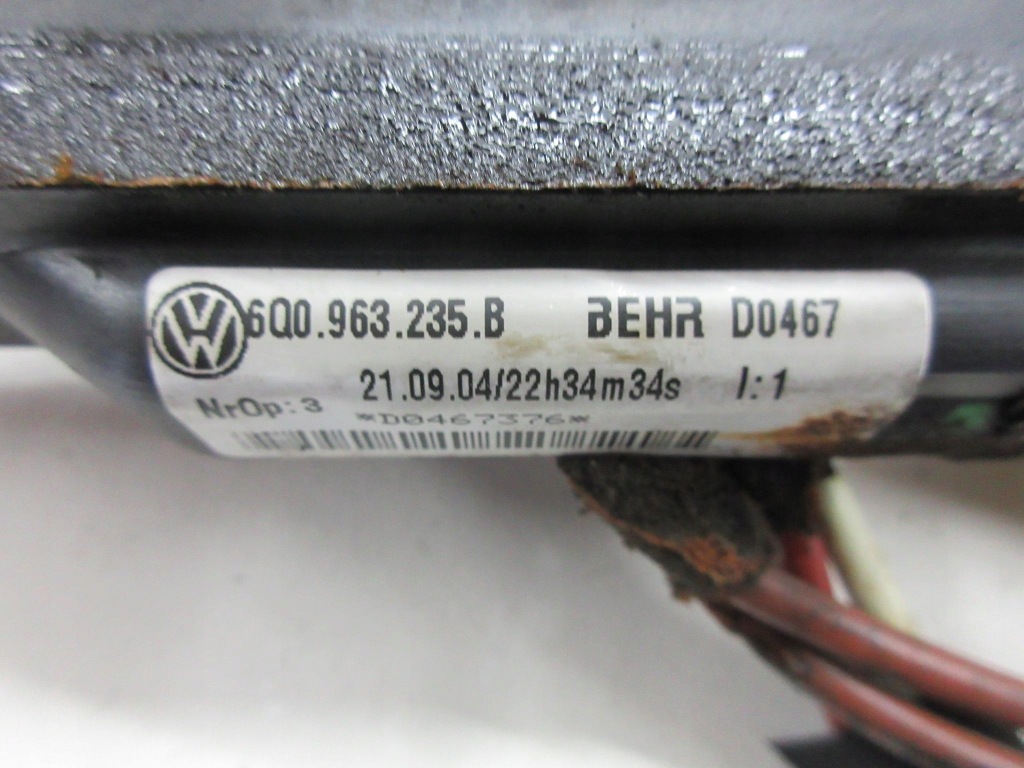 фото №6, Seat ibiza iii 1,9 tdi 3d отопитель электрическая 6q0963235b