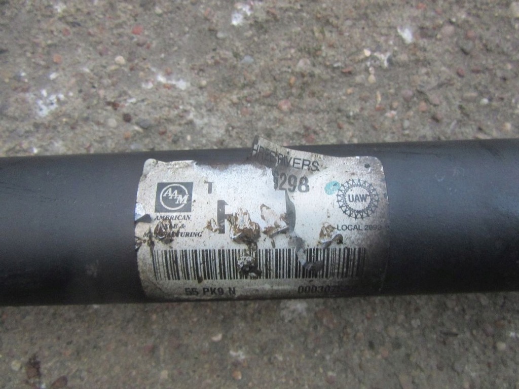 фото №8, Hummer h3 3.7i 2007 wał приводной перед автоматическая коробка передач