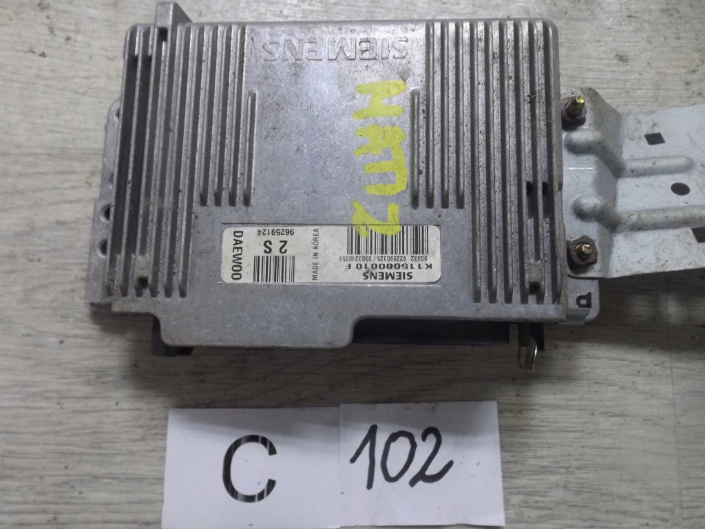 фото №1, Блок управления двигателя бортовой компьютер daewoo matiz k115000010f