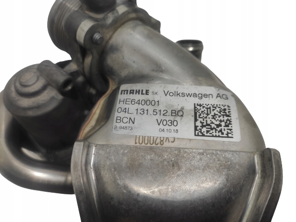 фото №10, Volkswagen оригинальный номер 04l131512bq egr радиатор выхлопных газов
