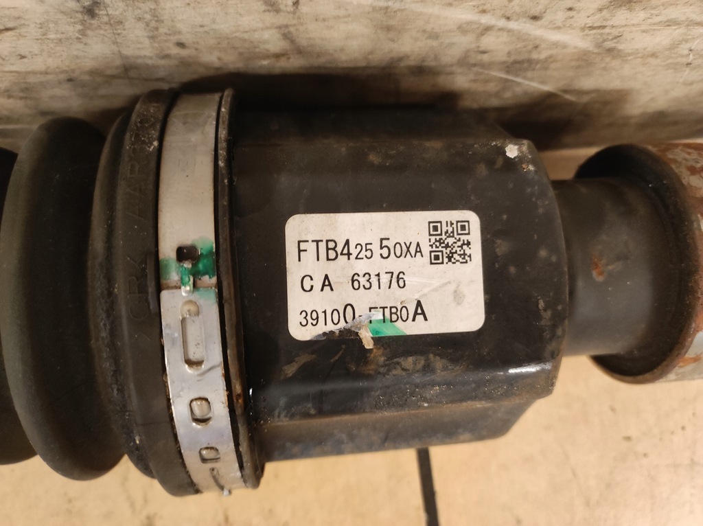 фото №7, Приводной вал półoska правый перед mazda vi 6 iii 3 gj