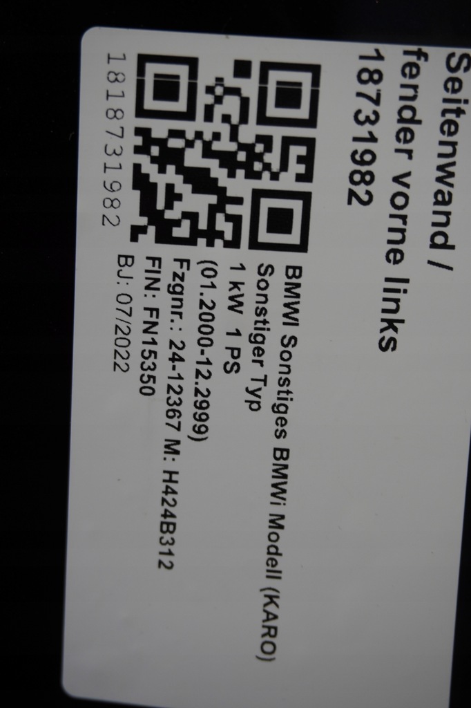 фото №10, Капот бампер лампы bmw i4 g26 laser 475