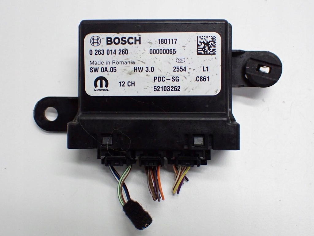 фото №1, Модуль блок управления pdc 52103262 0263014260 jeep renegade 18r
