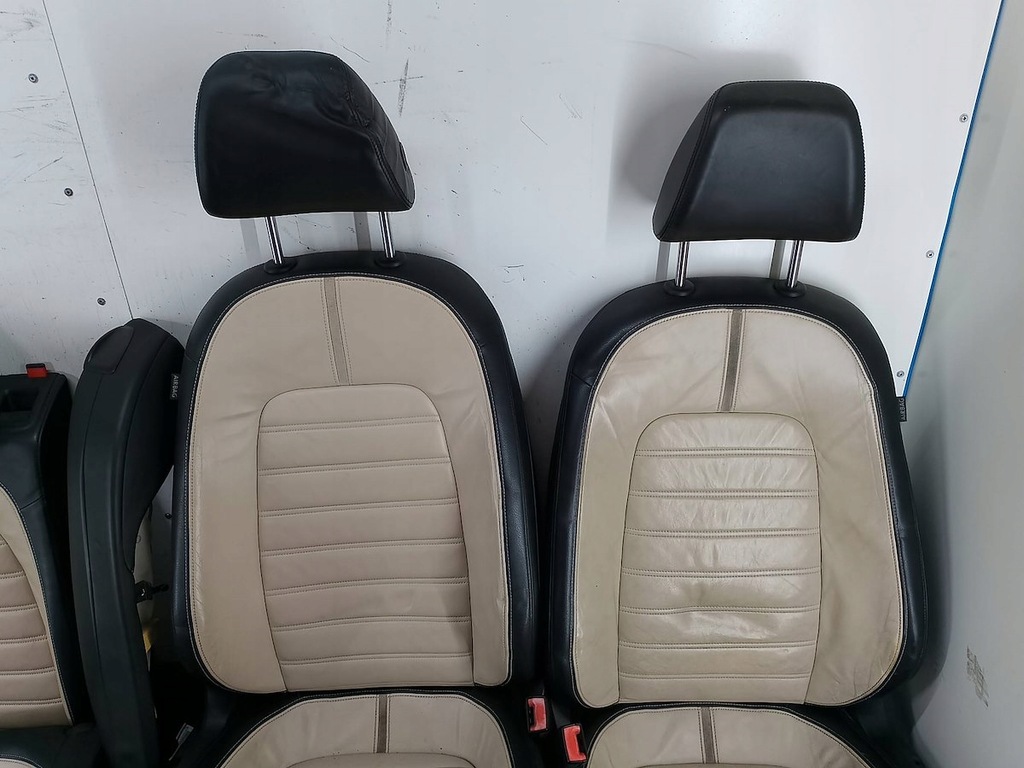 фото №9, Сиденья заднее сиденье обшивки кожа комплект vw passat cc