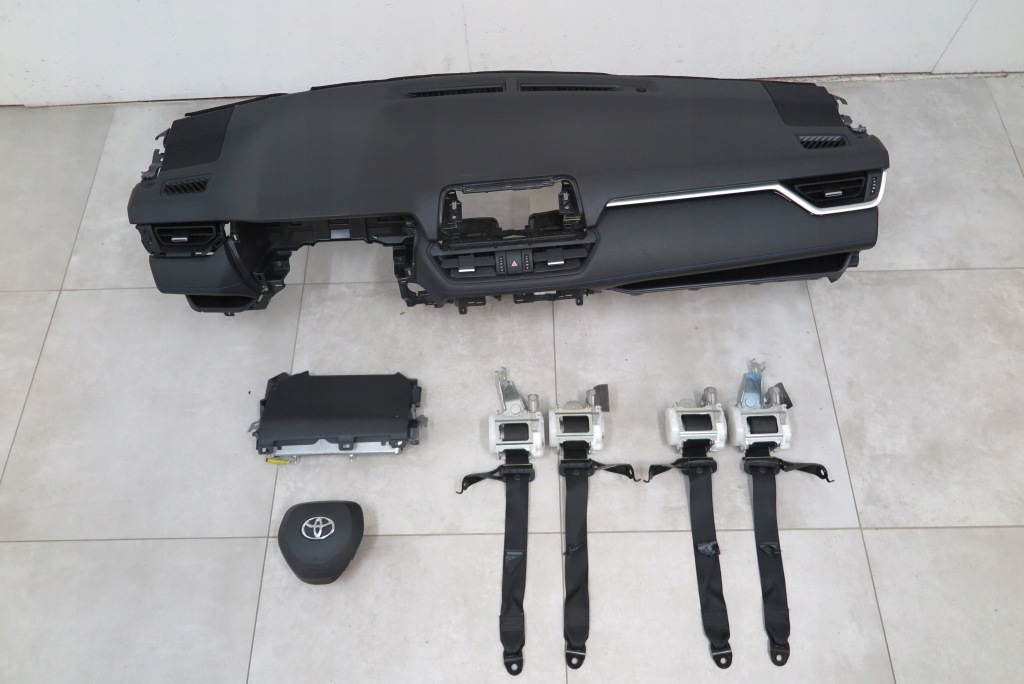 фото №1, Приборная панель подушка безопасности подушки безопасности ремни toyota rav4 v демонтаж niebieska нитка