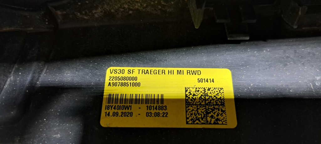 фото №12, Mercedes sprinter w907 бампер задній a9078851000