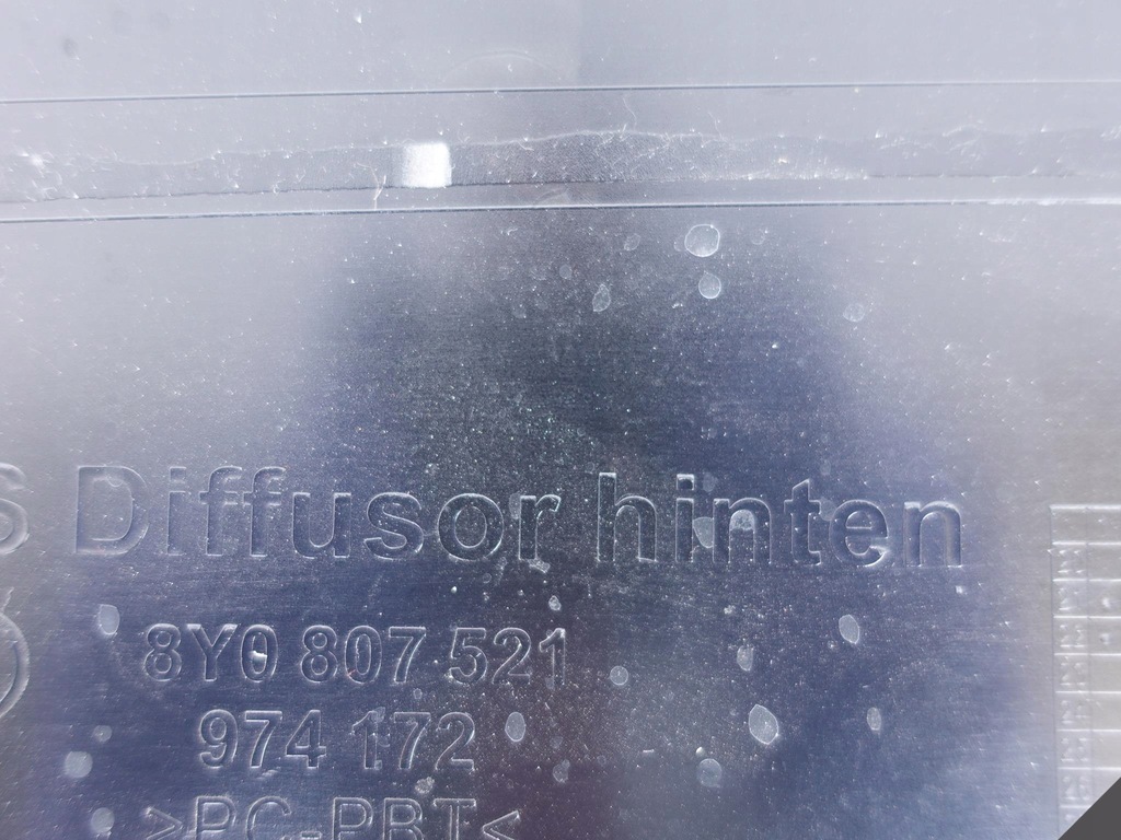 фото №10, Audi rs3 8y0 20- бампер молдинг+ спойлер задня