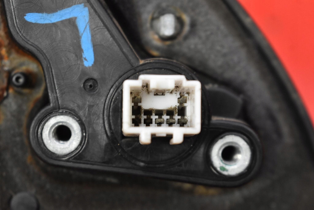 фото №6, Зеркало левая серебристый eu 012210 mitsubishi outlander 1 i 01-08 5 pin