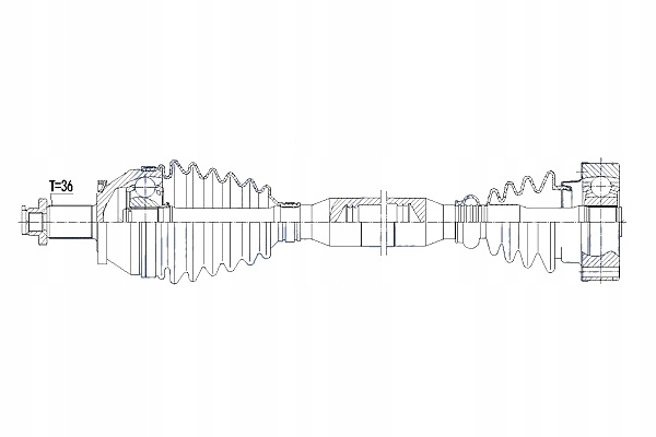 фото №11, Привідний вал привідна vw polo 09- skoda fabia ii iii 07- rapid 12- roomster
