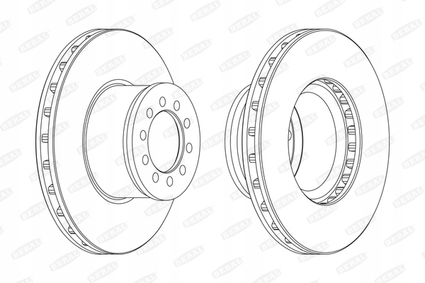 фото №1, Диск гальмівна mercedes atego перед 335mm