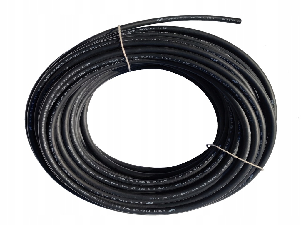 фото №5, Wąż шланг газовый do газа электропроводка lpg 5mm fi5 north fighter r67/r110