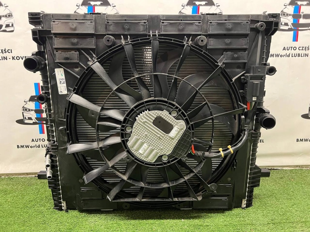 фото №8, Радиатор воды вентилятор комплект bmw x5 g05 x6 g06 x7 g07 50ex оригинальный