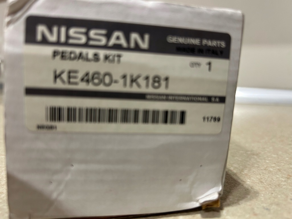 фото №1, Накладки спортивные na педали nissan ke4601k181