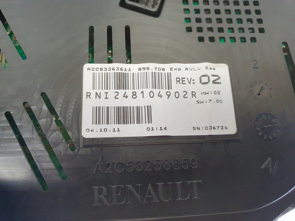 фото №8, Renault megane iii бензин лічильник прилади europa 248104902r