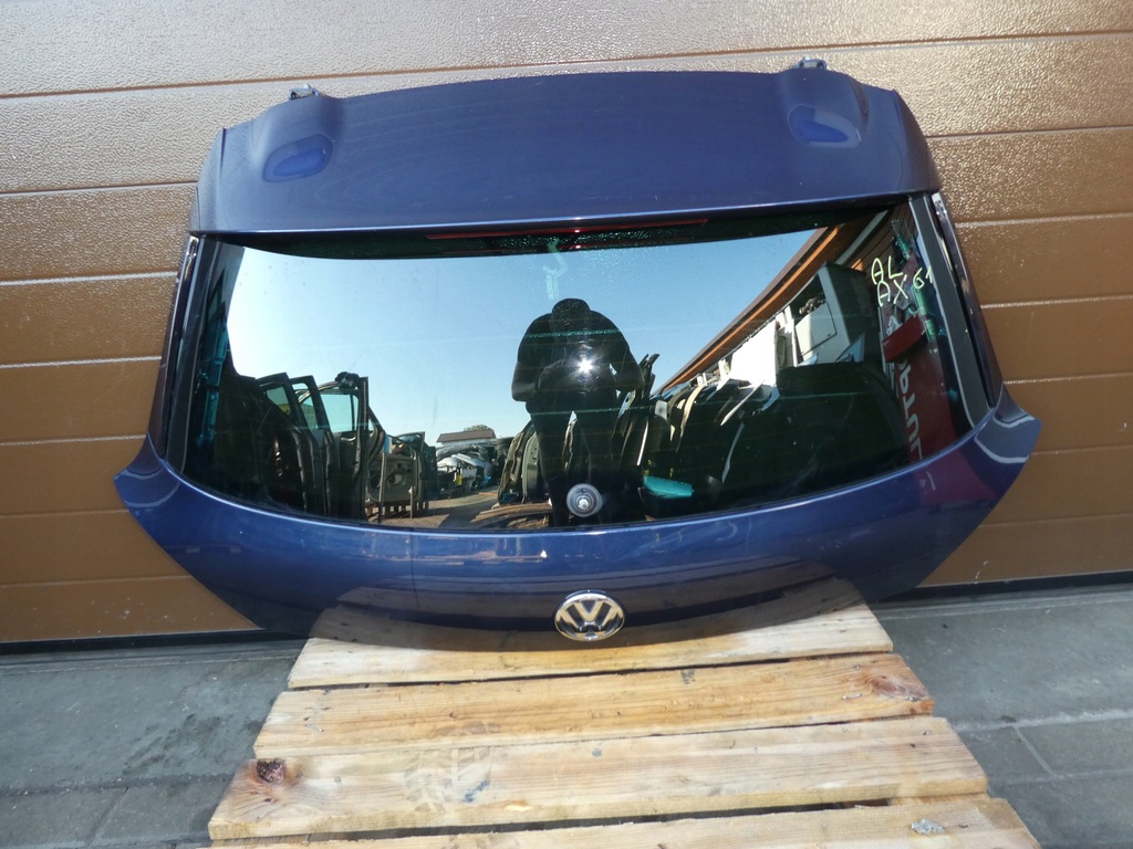 фото №1, Крышка багажника багажника комплектная vw scirocco niebieska