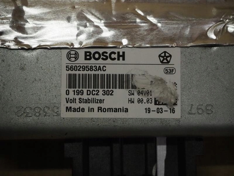 фото №3, Бортовой компьютер блок управления модуль напряжения jeep compass ii